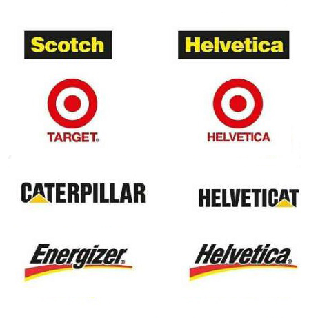 híres tipográfiai logók - Helvetica alapú logók