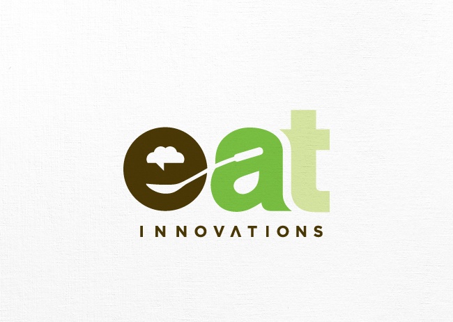 szellemes logók Eat Innovations