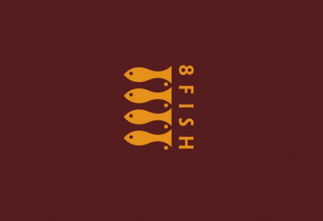 vicces logók Eight Fish - Sushi bar