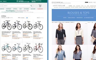20 nemzetközi webshop termék-lista oldala