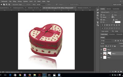 Tükröződés Photoshopban termékképekhez